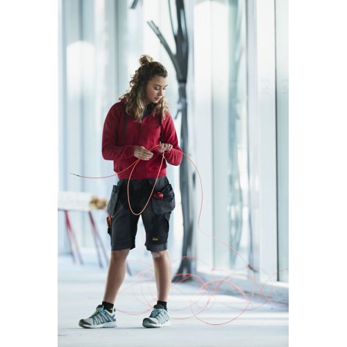6904 Pantalones cortos de trabajo FlexiWork+ bolsillos flotantes gris acero